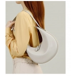 Original Cow Bag Fashion Luxury Real Leather Bags Handcraft Ladies Women Handbag Second Cow Skin Half Moon Purses