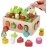 Baby Carrot Harvest Game Wooden Toy Sorters For Children 1 2 3 Year Matching Puzzle Stacking Blocks Toy Montessori Education Toy